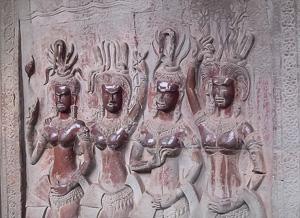 The ancient Khmer associated women with both spirituality and nature. The ancient Khmer associated women with both spirituality and nature.