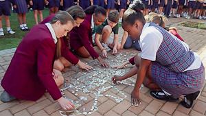 Carter and Olivia visiting the Trinity House School in South Africa Carter and Olivia visiting the Trinity House School in South Africa